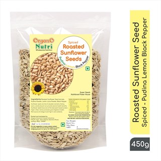 Organo Nutri Roasted Salted Sunflower Seeds-150gms