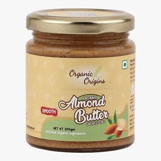 Unsweetened Almond Butter Smooth -200g