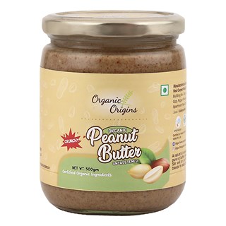 Unsweetened Peanut Butter Crunchy -500gms
