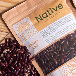 Native Organica Organic Rajma Red Beans, Gluten Free and Unpolished