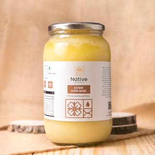 Native Organica A2 Gir Cow Bilona Ghee | Pure Cow Ghee For Better Health Digestion and Immunity 