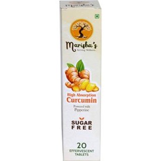 Curcumin with Piperine - 20 Effervescent Tablets(500mg)