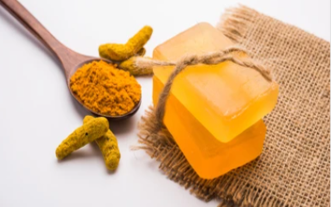 Virgin Coconut Oil & Milk Hand Crafted Soap With Turmeric For Your Skin!