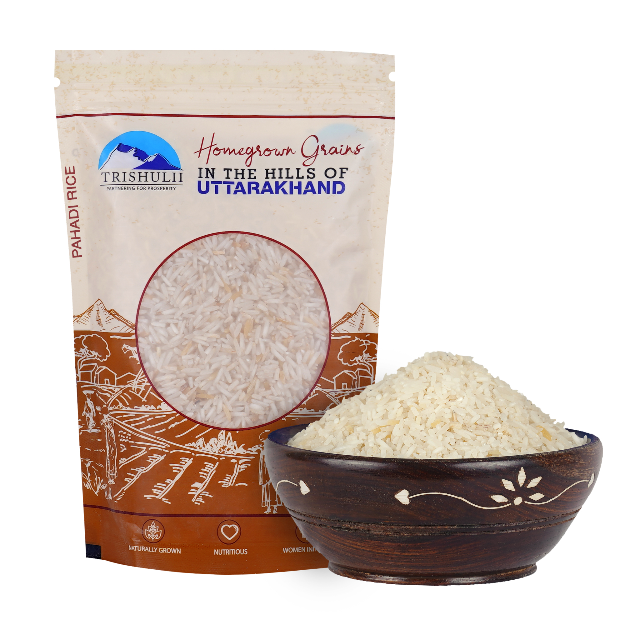 Pahadi Rice, Buy Pahadi Rice online, buy organic food online - FTB Organic