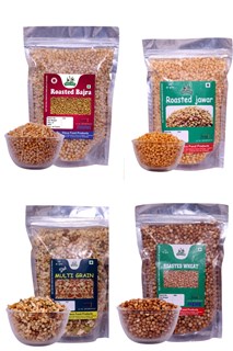 Combo Pack (Roasted Bajra,  Jowar, Wheat, Multi Grain)-200g